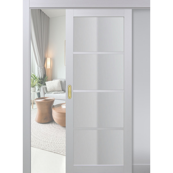 Дверь Optima porte Турин 540.2222 купе, Экошпон Дверь Optima porte Турин 540.2222 купе, Экошпон