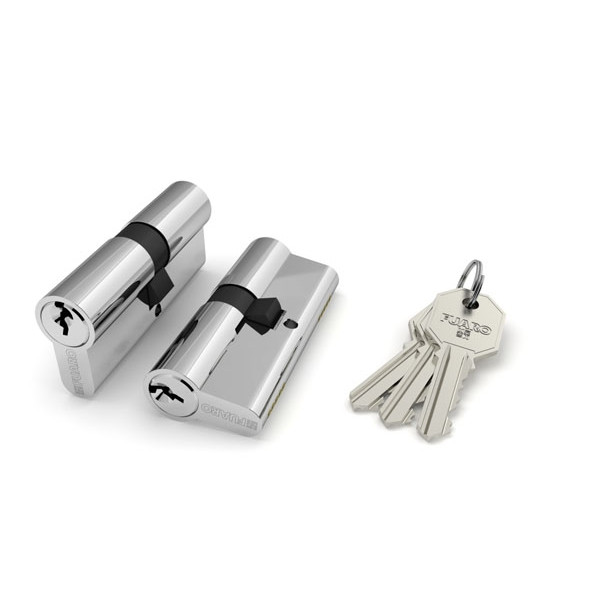 Цилиндровый механизм Fuaro (Фуаро) 100 CA 68 mm (26+10+32) CP хром 5 кл. Цилиндровый механизм Fuaro (Фуаро) 100 CA 68 mm (26+10+32) CP хром 5 кл.