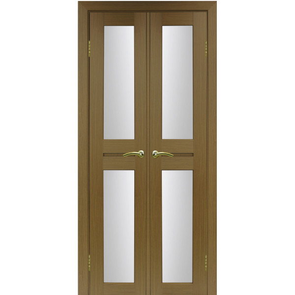 Дверь Optima porte Турин 520.212 двойная, Экошпон