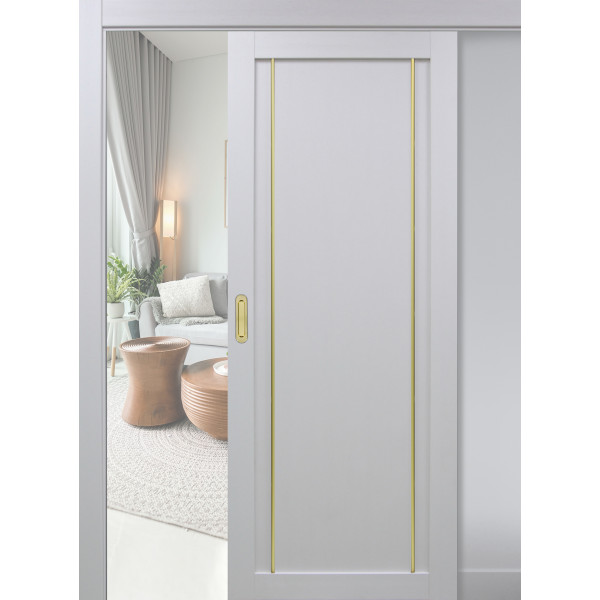Дверь Optima porte Турин 522.111 АПП SG купе, Экошпон Дверь Optima porte Турин 522.111 АПП SG купе, Экошпон