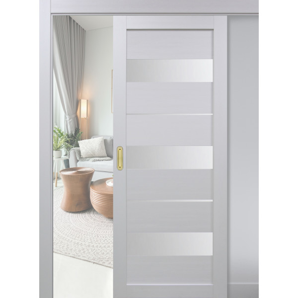 Дверь Optima porte Турин 526.122 купе, Экошпон Дверь Optima porte Турин 526.122 купе, Экошпон