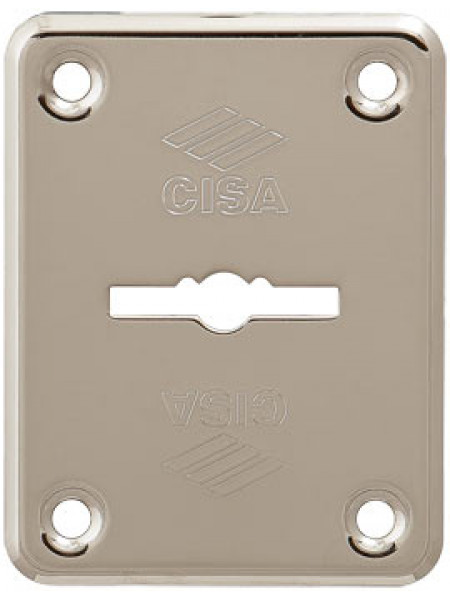 Накладка Cisa (Чиза) на сувальдный замок 06.082.00.12 (НИКЕЛЬ) (1 шт)