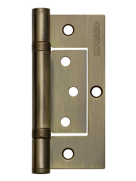 Петля универсальная Fuaro (Фуаро) без врезки 300-2BB 100x2,5 AB (бронза)