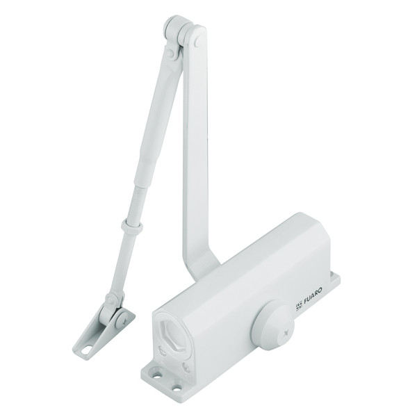 Доводчик дверной Fuaro (Фуаро) DC-205 WH до 120 кг (белый) Доводчик дверной Fuaro (Фуаро) DC-205 WH до 120 кг (белый)