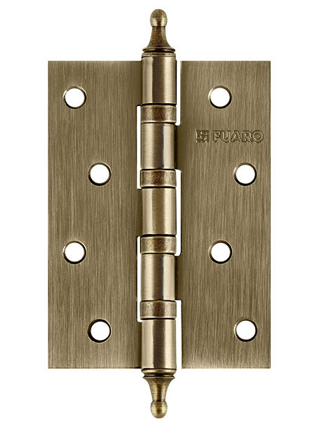 Петля универсальная Fuaro (Фуаро) 4BB/A/BL 100x75x2,5 AB (бронза) БЛИСТЕР Петля универсальная Fuaro (Фуаро) 4BB/A/BL 100x75x2,5 AB (бронза) БЛИСТЕР