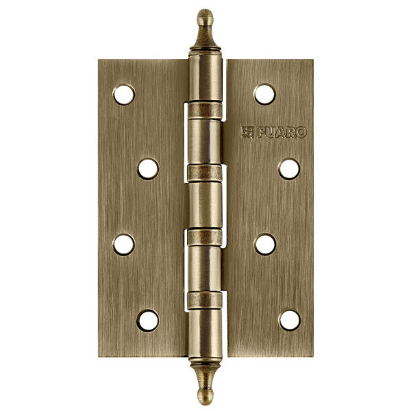 Петля универсальная Fuaro (Фуаро) 4BB/A/BL 100x75x2,5 AB (бронза) БЛИСТЕР Петля универсальная Fuaro (Фуаро) 4BB/A/BL 100x75x2,5 AB (бронза) БЛИСТЕР