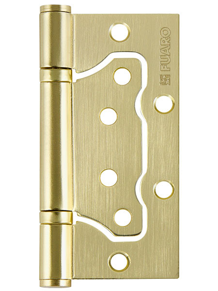 Петля универсальная Fuaro (Фуаро) без врезки 500-2BB/BL 100x2,5 SB (мат. золото) БЛИСТЕР Петля универсальная Fuaro (Фуаро) без врезки 500-2BB/BL 100x2,5 SB (мат. золото) БЛИСТЕР