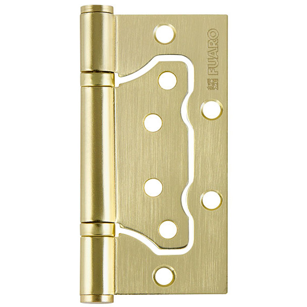 Петля универсальная Fuaro (Фуаро) без врезки 500-2BB 100x2,5 SB (мат. золото) Петля универсальная Fuaro (Фуаро) без врезки 500-2BB 100x2,5 SB (мат. золото)