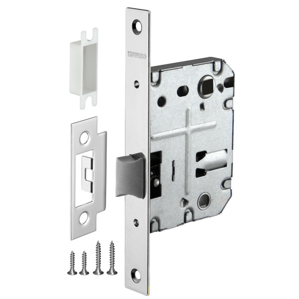 Защелка врезная Fuaro (Фуаро) PLASTIC P72-50 CP хром Защелка врезная Fuaro (Фуаро) PLASTIC P72-50 CP хром