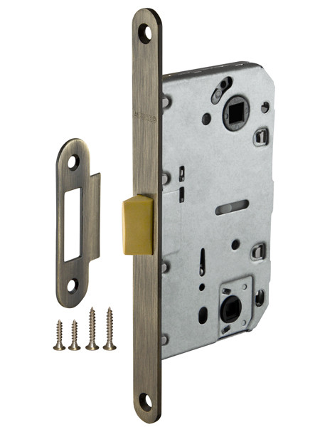 Защелка врезная Fuaro (Фуаро) PLASTIC P96WC-50 AB бронза