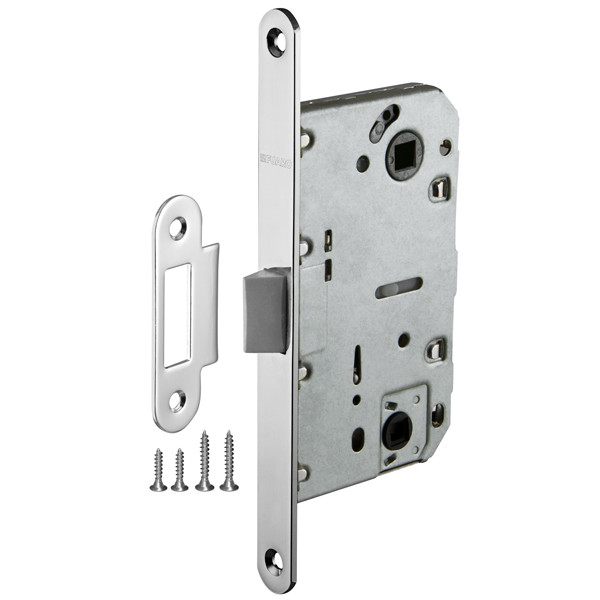Защелка врезная Fuaro (Фуаро) PLASTIC P96WC-50 CP хром Защелка врезная Fuaro (Фуаро) PLASTIC P96WC-50 CP хром