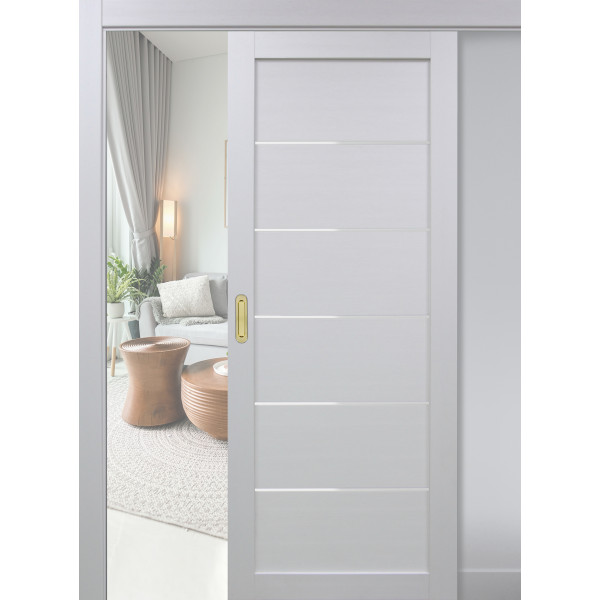 Дверь Optima porte Турин 506.12 купе, Экошпон Дверь Optima porte Турин 506.12 купе, Экошпон