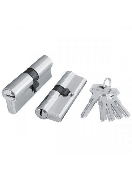 Цилиндровый механизм Fuaro (Фуаро) 200 ZA 80 mm (35+10+35) CP хром 5 кл.
