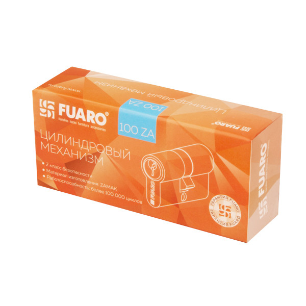 Цилиндровый механизм Fuaro (Фуаро) 100 ZA 60 mm (25+10+25) AB бронза 5 кл. Цилиндровый механизм Fuaro (Фуаро) 100 ZA 60 mm (25+10+25) AB бронза 5 кл.