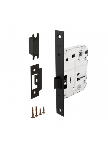 Защелка врезная Fuaro (Фуаро) PLASTIC P72-50 BL черный