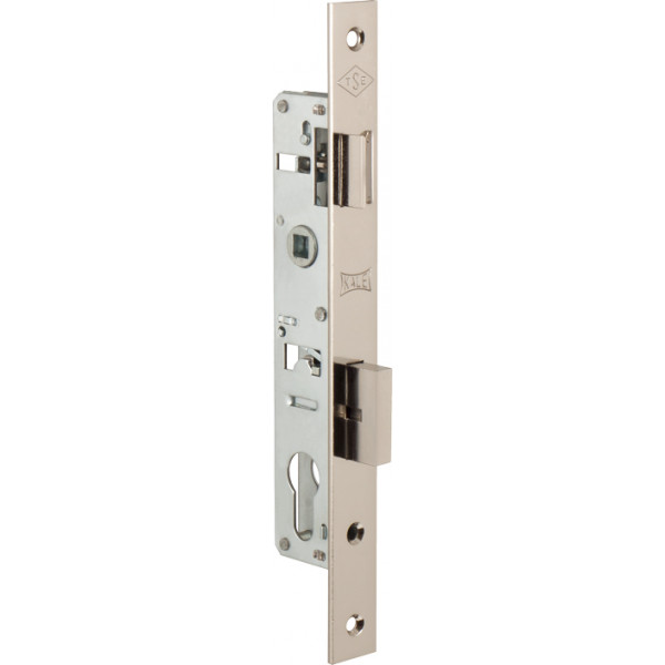 Корпус узкопрофильного Kale kilit (Кале килит) замка с защёлкой 153 (20 mm) w/b (никель)