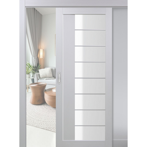 Дверь Optima porte Турин 524.22 АСС SC купе, Экошпон Дверь Optima porte Турин 524.22 АСС SC купе, Экошпон